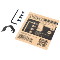 Strike Industries EMPCLIPR Magazine Pocket Clip Stainless Steel Black for SI EMP Mag Extension Right Hand