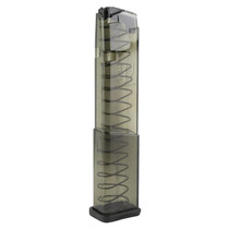 ETS Group SMKGLK43X19 Pistol Mags 19rd Extended 9mm Luger Compatible w/ Glock 43X/48 Smoke Polymer