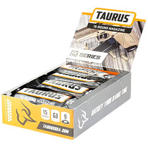Taurus 389-0009-01 G3 Magazine Pop Display 15rd 9mm Luger Black Steel w/ Polymer Base Plate (12 Mags)