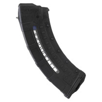 Leapers RBTAKM30 30rd Windowed 7.62x39mm Black Polymer/Steel
