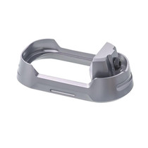 Tyrant CNC TDG17MWG4GREYBLACKSCRE Magwell Fits Glock 17 Gen4 Grey Aluminum