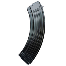 Global Ordnance LLC 810091157497 40rd Fully Ribbed 7.62x39mm Fits AK-47 Black Steel