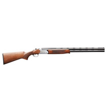 Charles Daly 930217 202 Full Size 20 Gauge Break Open 3" 2rd 26" Blued Vent Rib Barrel, Silver Engraved Steel Receiver, Fixed Walnut Wood Stock