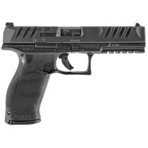 Walther Arms 2858134 PDP Optic Ready 9mm Luger Caliber with 5" Barrel, 10+1 Capacity, Black Finish Picatinny Rail Frame, Serrated/Optic Cut Black Steel Slide & Performance Duty Textured Polymer Grip