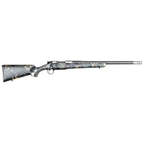 Christensen Arms 8010615700 Ridgeline FFT Full Size 300 WSM 3+1, 20" Stainless Steel Threaded Barrel, Stainless Aluminum Receiver, Black w/Gray Accents Fixed Sporter w/Flash Forged Technology Stock