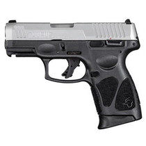 Taurus 1G3C9392X10 G3C Compact Frame 9mm Luger 10+1 3.26" Matte Stainless Steel Barrel, Matte Serrated Stainless Steel Slide, Black Polymer Frame w/Picatinny Rail, Black Polymer Grip, Right Hand