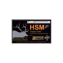 HSM 6REM95VLD Trophy Gold Extended Range 6mm 95 gr Berger Hunting VLD Match 20 Per Box/ 25 Case