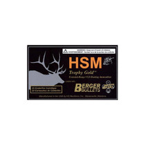HSM 300WM168VLD Trophy Gold Extended Range 300 Win Mag 168 gr Berger Hunting VLD Match 20 Per Box/ 20 Case