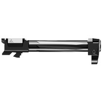 Radian Weapons H0005 Ramjet & Afterburner Combo 9mm Luger Compatible w/Glock 17 Gen5, Fluted Black Stainless Steel
