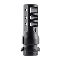 Dead Air DA101 KeyMount Muzzle Brake 1/2"-28 tpi 2.60" Black Steel