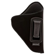 Bulldog DIP224 Deluxe IWB Black Suede Like Belt Clip Fits S&W J Frame/Taurus 85/2-2.50" Barrel Right Hand