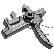 Larue Tactical LTMBT2SSB MBT-2S Black Two-Stage Straight Fits AR10/AR15