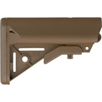 B5 Systems SOP1076 Enhanced SOPMOD Coyote Brown Synthetic for AR-Platform with Mil-Spec Receiver Extension (Tube Not Included)