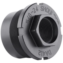 Dead Air DA412 Ghost-M & Pyro Fixed Mount 5/8"-24 tpi Black