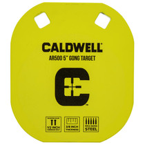 Caldwell 1116700 Gong 5" Yellow AR500 Steel 0.38" Thick Hanging
