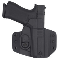C&G Holsters 0060100 Covert OWB Black Kydex Belt Loop Glock 43/43X/MOS