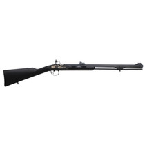 Traditions R3200850 Deerhunter 50 Cal 24" Flintlock Blued Black Synthetic Stock