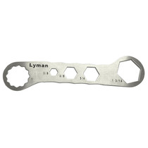 Lyman 7631250 Brass Smith Die Wrench Silver Stainless Steel