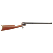 Cimarron MP419 Revolving Carbine Full Size 45 Colt (Long Colt) 6 Shot 18" Blued Stainless Steel Barrel, Color Case Hardened Stainless Steel Receiver, Walnut Shoulder Stock, Right Hand