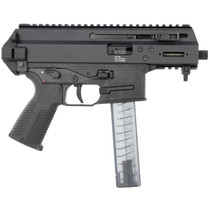 B&T Firearms BT-36176502 APC 9K 9mm Luger 30+1 4.30" Black Steel Barrel, Black Picatinny Rail Receiver, Brace Adapter, Black Polymer Grips, Ambidextrous