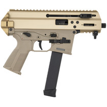 B&T Firearms 36176502GCT APC9K 9mm Luger 33+1 4.30" Black Steel Barrel, Coyote Tan Picatinny Rail Receiver, Brace Adapter, Coyote Polymer Grips, Ambidextrous