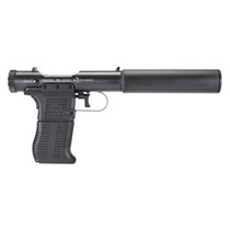 B&T Firearms 410110 Station Six 45 ACP Bolt Action 7+1 3.50" Barrel/5.10" Suppressor, Black Hard Coat Anodized Finish, Black Pre-Scored Grips