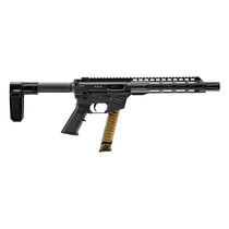 FREEDOM ORDNANCE FX9P10SBM FX-9 9mm Luger 32+1 10", Black, M-LOK Handguard, SB Mini Brace, A2 Grip, 3" Faux Suppressor