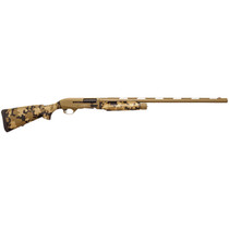 Silver Eagle Arms A21228OS1 Alpha 2 12 Gauge 3" 4+1 28" Flat Dark Earth Cerakote Chrome Lined Vent Rib Barrel & Steel Receiver, Old School Camo Synthetic Fixed Stock