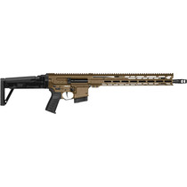 CMMG 28A490FMB Dissent MK4 22 ARC 10+1 16.10" Midnight Bronze Cerakote Picatinny Rail Aluminum Receiver, M-LOK Handguard, Black CMMG Dissent Side Folding Stock, Zeroed Drop-In Single Stage Trigger