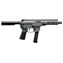 Angstadt Arms AAUDP09PG6 UDP-9 9mm Luger 15+1 6" Black Melonite Threaded Barrel, 5.50" Free Float M-LOK Handguards, Tactical Gray Cerakote Aluminum Picatinny Rail Receiver, Black B5 Grips