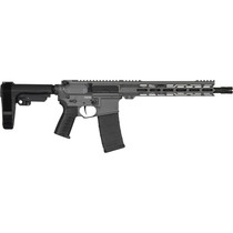 CMMG 30AB20FTNG Banshee MK4 300 Blackout 30+1 12.50" Black Nitride Medium Taper Threaded Barrel, EML 7" M-LOK Handguards, Tungsten Cerakote Aluminum Picatinny Rail Receiver, CMMG Zeroed Grips