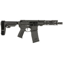 CMMG 30AF20AAB Banshee MK4 300 Blackout 30+1 8" Black Nitride Medium Taper Threaded Barrel, EML 7" M-LOK Handguards, Black Armor Cerakote Aluminum Picatinny Rail Receiver, CMMG Zeroed Grips
