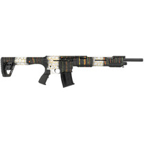 Tokarev USA 21000428 TAR SP 12 Gauge AR Style 18.50" Splatter Camo Aluminum Receiver w/Picatinny Rail, Polymer Stock, Ambidextrous