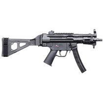 PTR 9RS BR 9mm Luger 30+1 6" Black Nitride 3-Lug Threaded Barrel, M-LOK Handguard, Black Parkerized Aluminum Picatinny Rail Receiver, SB Tactical Brace, Black Polymer Grip