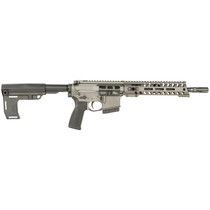 Patriot Ordnance Factory 2171 P15 Constable 300 Blackout 30+1 10.50" M-LOK Handguard, Tungsten Cerakote Aluminum Receiver w/Picatinny Rail, Black Polymer MFT Blade Stabilizer, MFT Grip