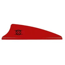Bohning X Vane 3.5 Inch Shield Cut 36 Pack Red