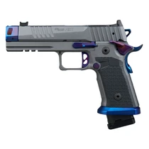 Sig Sauer P211 Nightshift 9mm 4.4" Barrel 1x23-2x21 Round Magazines Steel-Frame Platinum & Blue SAO