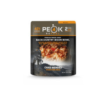 Peak Refuel Backcountry Bison Bowl Freeze-Dried Meal 2 Servings