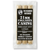 The Bearded Butchers 21mm Collagen Breakfast Link Casings 3-Pack