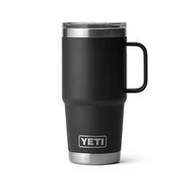 YETI Rambler 20 oz Travel Mug with StrongHold Lid Black