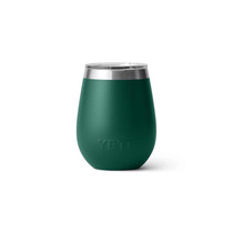 YETI Rambler 10 oz Wine Tumbler with MagSlider Lid Black Forest Green