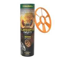 Caldwell ClayCopter 90mm Orange Target Discs 50 Pack
