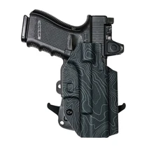 We The People Holsters Glock 43/43X Optic Cut IWB Holster Topographic Gray