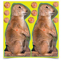 Birchwood Casey Shoot-N-C Prairie Chuck 8in Targets Package of 12, 34786