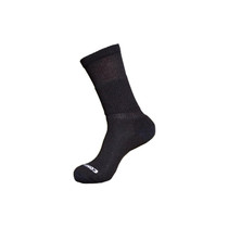 Altera Men's Conquer Light Weight Crew Socks, Black, Medium (5-9)
