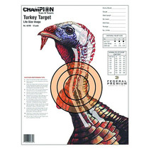 Champion Turkey Sight In Target Life Size 11"x14" Paper 12 Pack, 45780