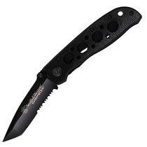 Smith & Wesson Extreme Ops Linerlock 3.25" Carbon SS Blade CK5TBS