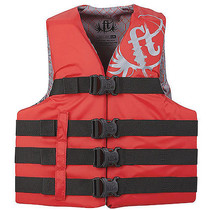 Full Throttle Life Vest 2XL/4XL/Red