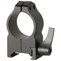 Warne Mounts Maxima One Inch Quick Detach Scope Rings High Matte, 202LM