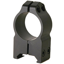 Warne Scope Mounts High Matte Permanent Attach Rings (1-Inch)